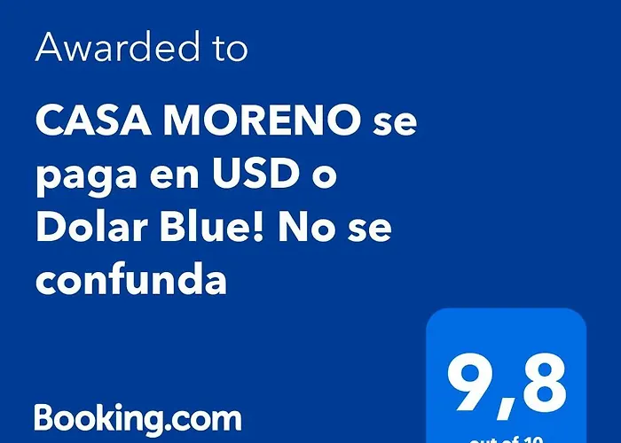Casa Moreno Se Paga En Usd O Dolar Blue! No Se Confunda